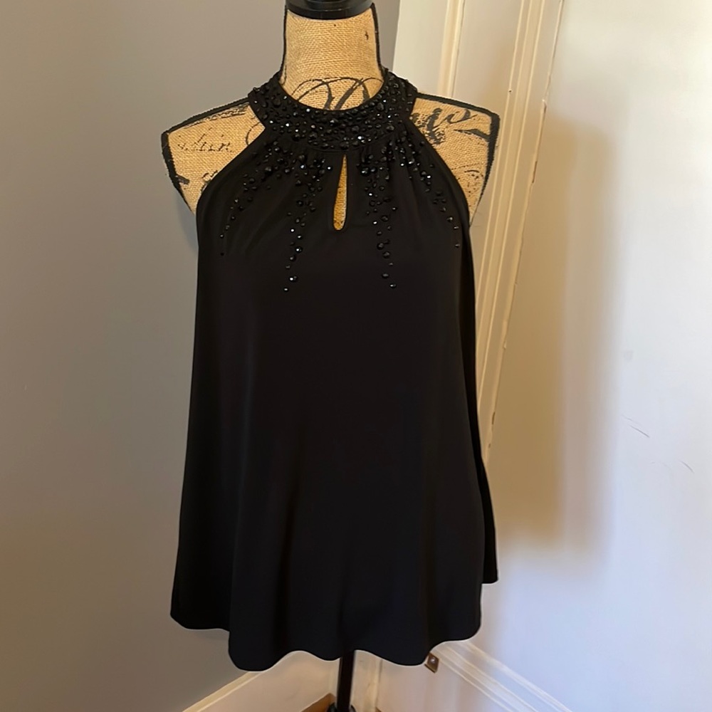 Lane Bryant black halter top
